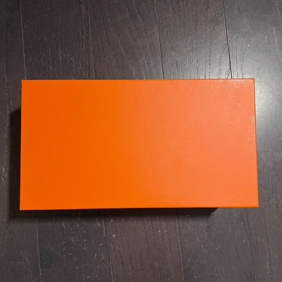 Hermes large size empty box shoe box case decoration storage orange - Picture 6 of 6